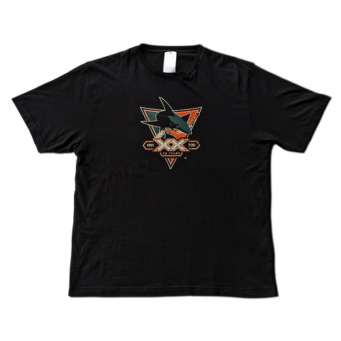 San Jose Sharks NHL 2011 20th Anniversary Vintage Unisex Top