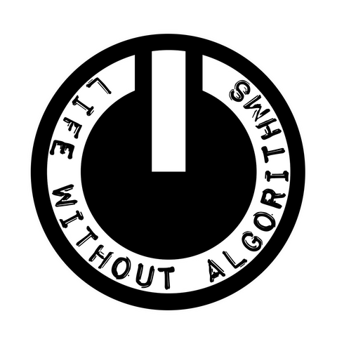 Life Without Algorithms Logo Sticker