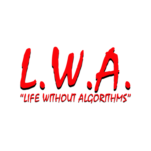 Life Without Algorithms NWA Sticker