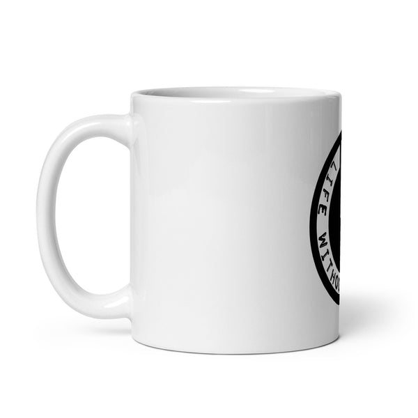 Life Without Algorithms Logo White Mug