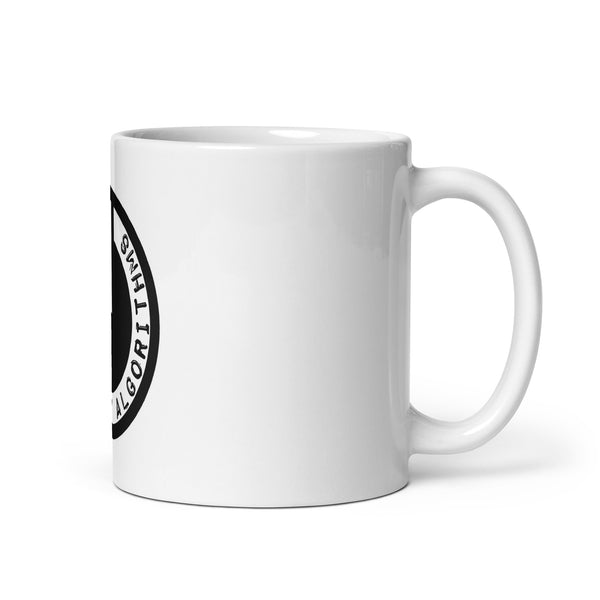 Life Without Algorithms Logo White Mug