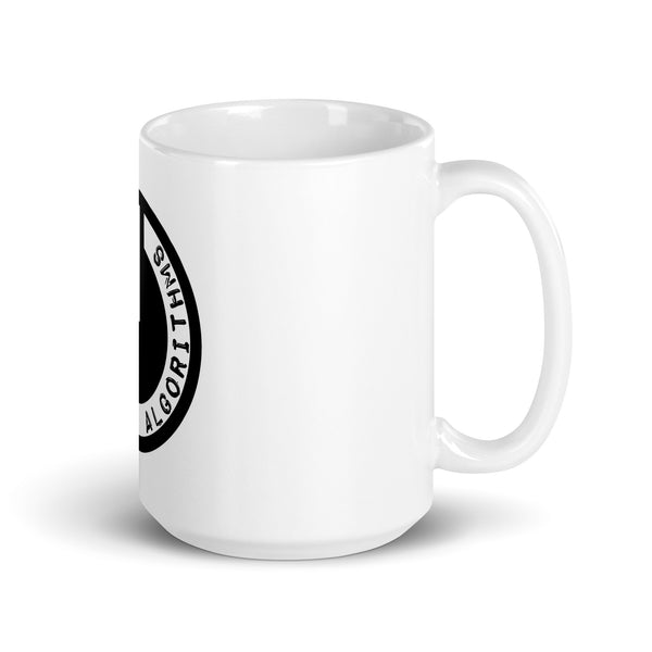 Life Without Algorithms Logo White Mug